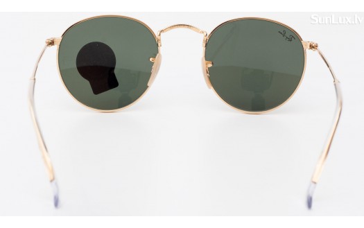 Ray-Ban Round Metal Gold (RB3447 001 47mm) saules brilles